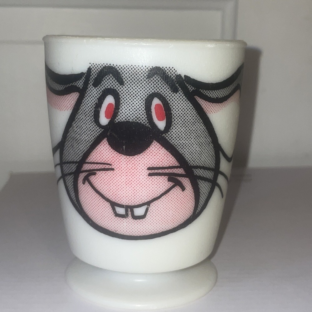 Vintage Whirley‎ Industries Cartoon Mouse Kids Travel Mug